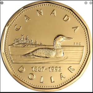 A loonie