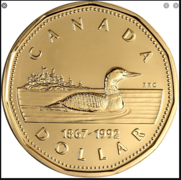 A loonie